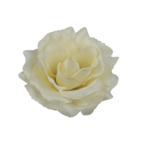 Sztuczna róża sonia w kolorze kości słoniowej 12 cm