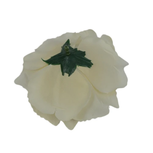 Sztuczna róża sonia w kolorze kości słoniowej 12 cm