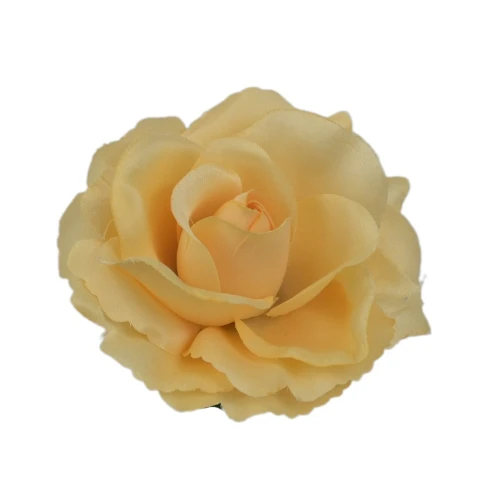 Sztuczna róża sonia w kolorze morelowym 12 cm