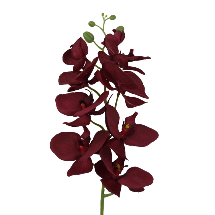 Sztuczny storczyk w kolorze czerwonym 100 cm