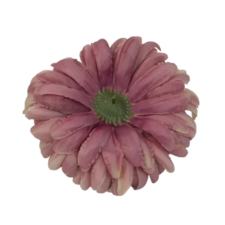 Sztuczna duża chryzantema w kolorze fiołkowo/różowym 16 cm