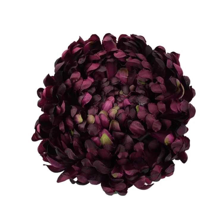 Sztuczna duża chryzantema w kolorze ciemniej fuksji 16 cm
