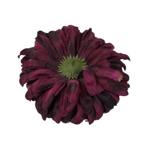 Sztuczna duża chryzantema w kolorze ciemniej fuksji 16 cm