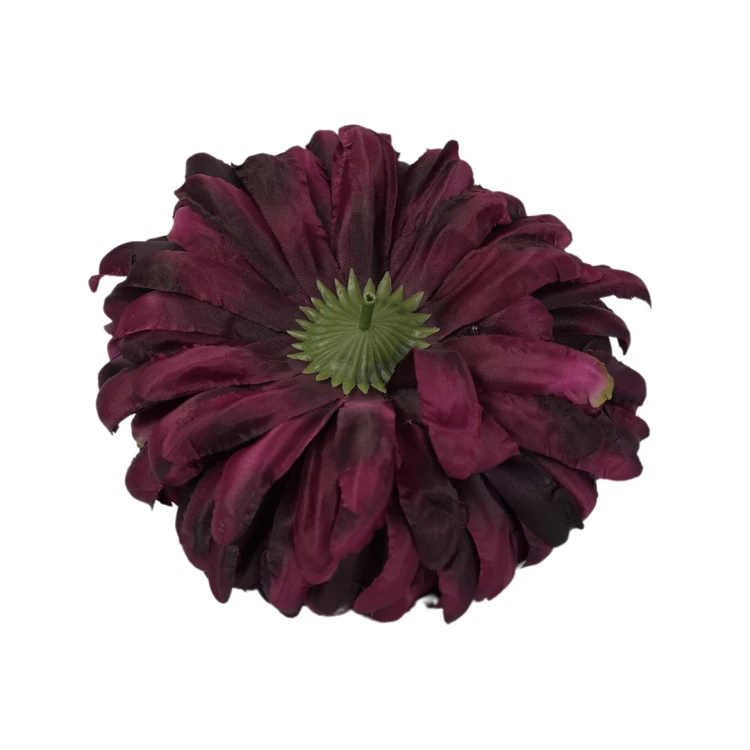 Sztuczna duża chryzantema w kolorze ciemniej fuksji 16 cm