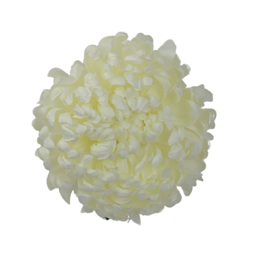 Sztuczna duża chryzantema w kolorze białym 16 cm