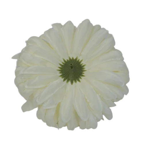 Sztuczna duża chryzantema w kolorze białym 16 cm