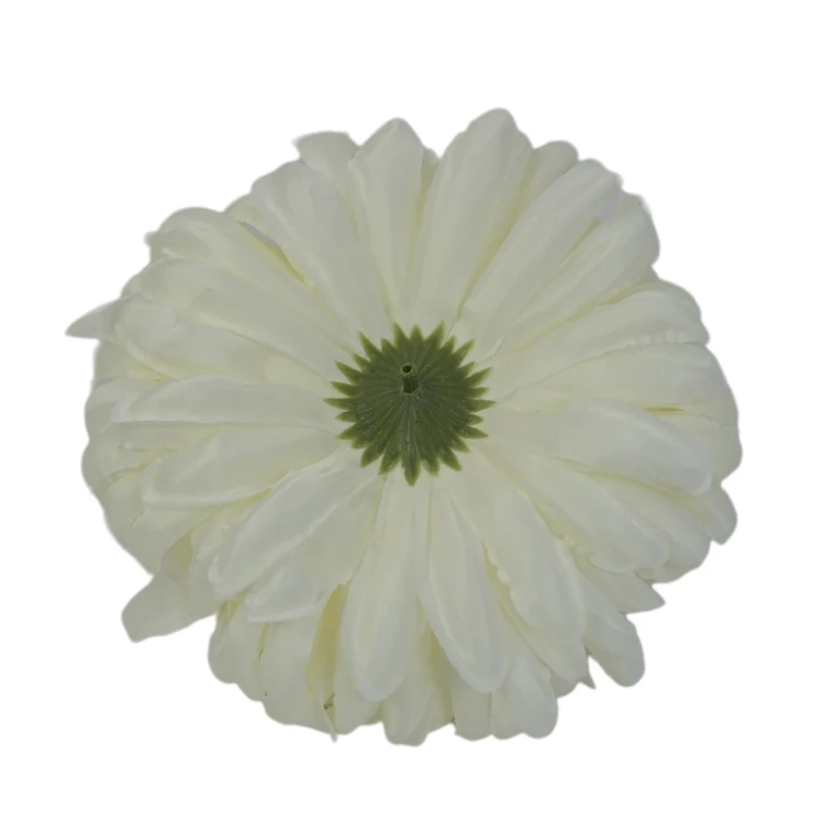 Sztuczna duża chryzantema w kolorze białym 16 cm