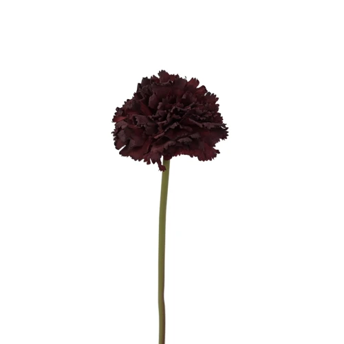 Sztuczna wiązka goździka x7 w kolorze bordowym 30 cm