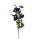 Sztuczny klematis w kolorze ciemno fioletowym 86 cm