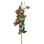 Sztuczny klematis w kolorze flamingo 86 cm