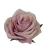 Sztuczna róża z listkiem w kolorze brudnym różu 10 cm