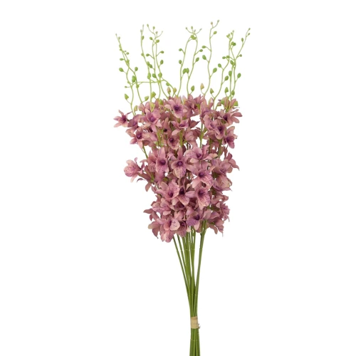 Sztuczny storczyk tajlandzki w kolorze brudnym fiolecie 72 cm