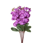 Sztuczny storczyk pojedynczy w kolorze fioletowym 77 cm