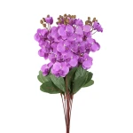 Sztuczny storczyk pojedynczy w kolorze różowo/fioletowym 77 cm