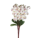 Sztuczny storczyk pojedynczy z fioletowym środkiem 77 cm