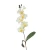 Sztuczny storczyk pojedynczy z żółtym środkiem 77 cm