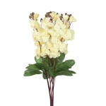 Sztuczny storczyk pojedynczy w kolorze jasno żółtym 77 cm