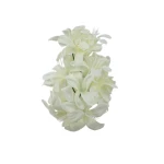 Sztuczny hiacynt główka mix 1 w kolorze białym 14 cm