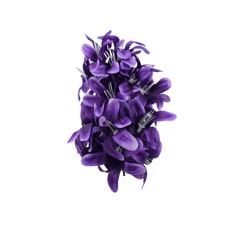 Sztuczny hiacynt główka mix 1 w kolorze granatowym 14 cm