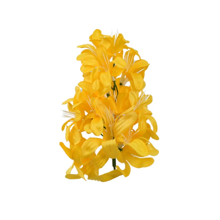 Sztuczny hiacynt główka mix 1 w kolorze żółtym 14 cm