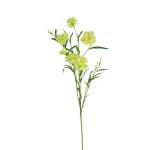 Sztuczny drobny gałązkowy goździk x6 w kolorze zielonym 72 cm