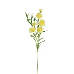 Sztuczny drobny gałązkowy goździk x6 w kolorze żółtym 72 cm