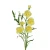 Sztuczny drobny gałązkowy goździk x6 w kolorze żółtym 72 cm