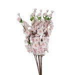 Sztuczna gałązka jabłoni w kolorze jasno różowym 62 cm
