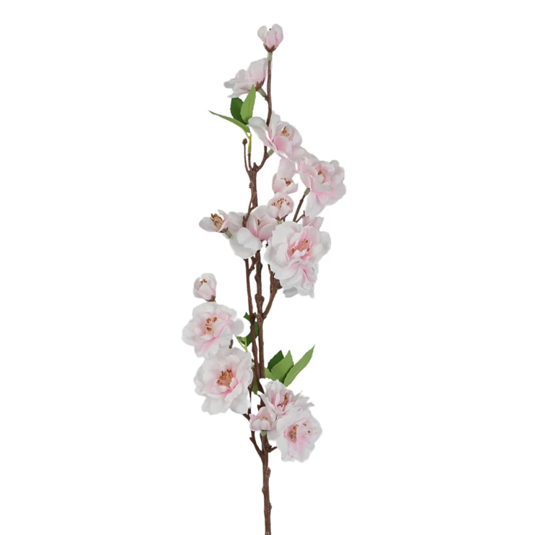 Sztuczna gałązka jabłoni w kolorze jasno różowym 62 cm