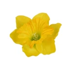 Sztuczna główka żonkila w kolorze żółtym 12 cm