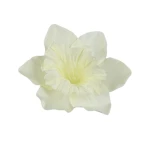 Sztuczna główka żonkila w kolorze kremowym 12 cm