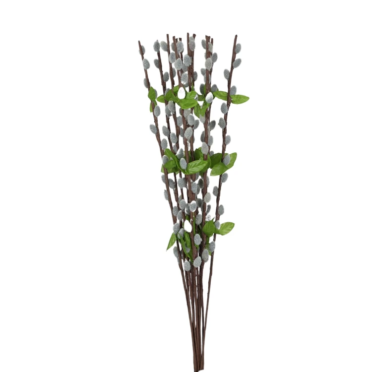 Sztuczne średnie bazie w kolorze szarym 50 cm