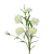 Sztuczny drobny gałązkowy goździk x6 w kolorze białym 72 cm