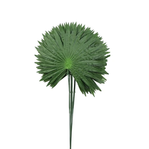 Sztuczny liść palmy w kolorze zielonym 50 cm