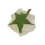 Sztuczna róża z listkiem w kolorze chałwy 10 cm