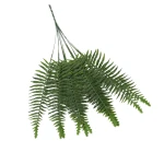 Sztuczny liść paproci w kolorze ciemno zielonym 55 cm