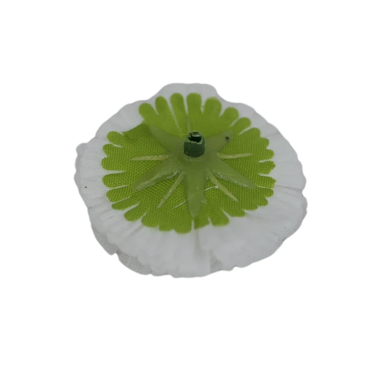 Sztuczna stokrotka mini główka w kolorze białym 4 cm
