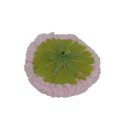 Sztuczna stokrotka mini główka w kolorze jasno różowym 4 cm