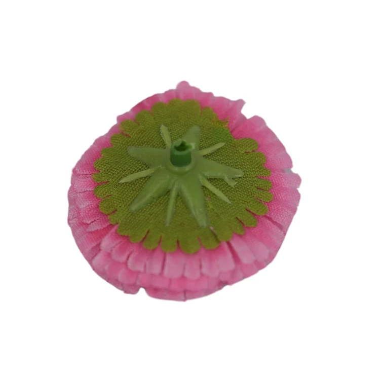 Sztuczna stokrotka mini główka w kolorze różowym 4 cm