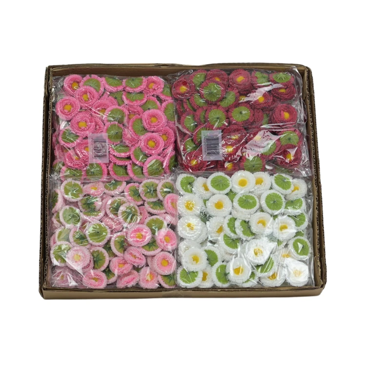 Karton stokrotek mix kolorów 4 cm