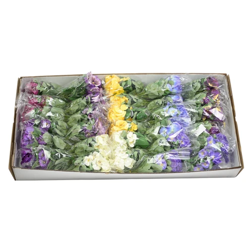 Karton bratka na piku mix kolorów 34 cm