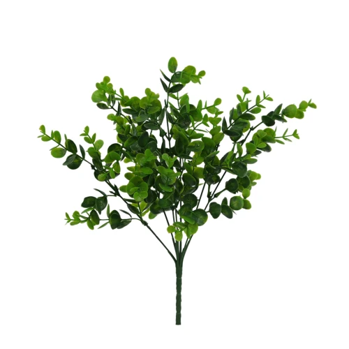 Sztuczny bukszpan plastikowy w kolorze zielonym 34 cm