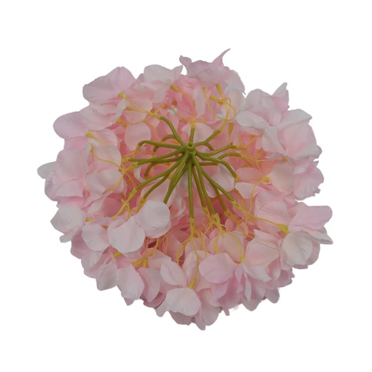 Sztuczna hortensja gigant w kolorze różowym 26 cm