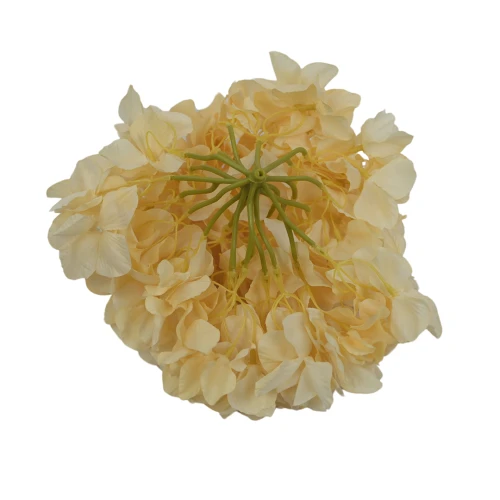 Sztuczna hortensja gigant w kolorze kremowym 26 cm