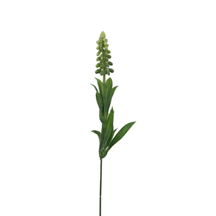 Sztuczny szafirek w kolorze białym 34 cm