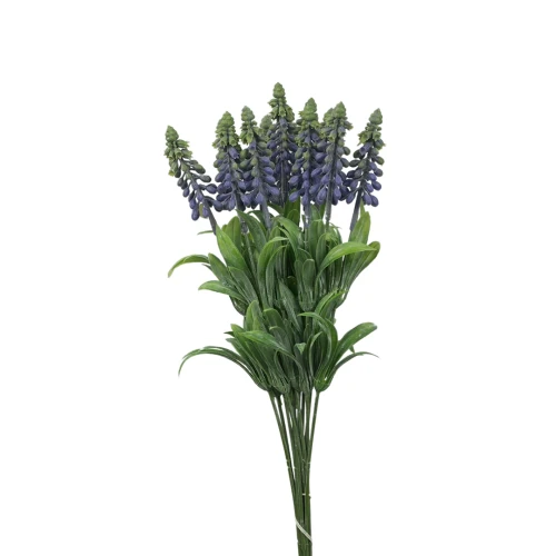 Sztuczny szafirek w kolorze fioletowym 34 cm