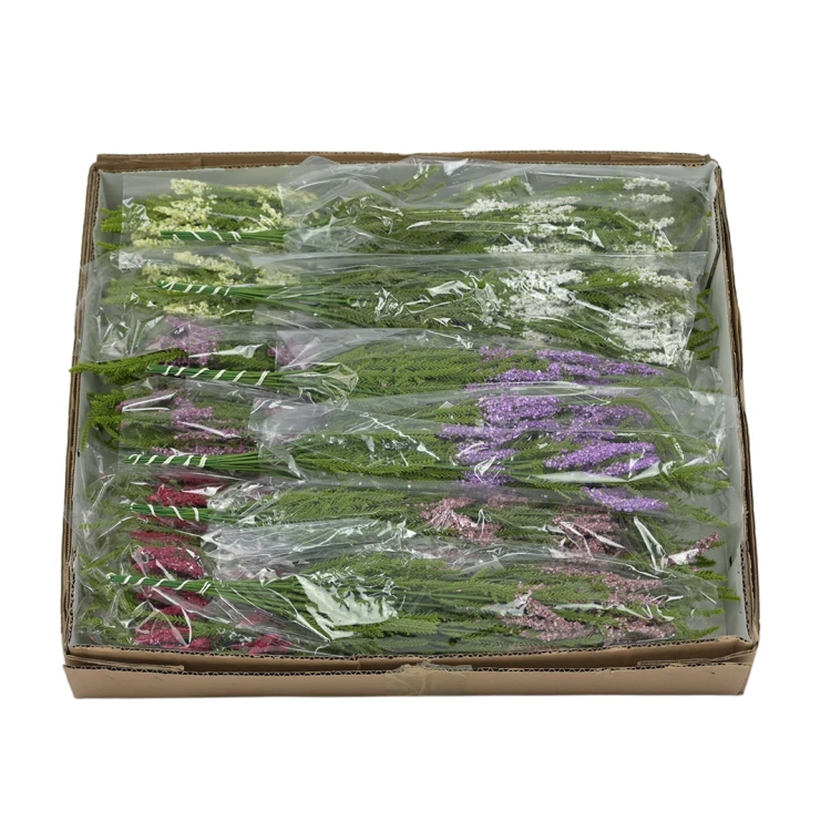 Karton wrzosu na piku mix kolorów 40 cm