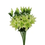 Sztuczny klematis na piku w kolorze zielonym 47 cm