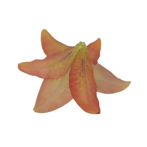 Sztuczna główka lilii w kolorze herbacianym 17 cm