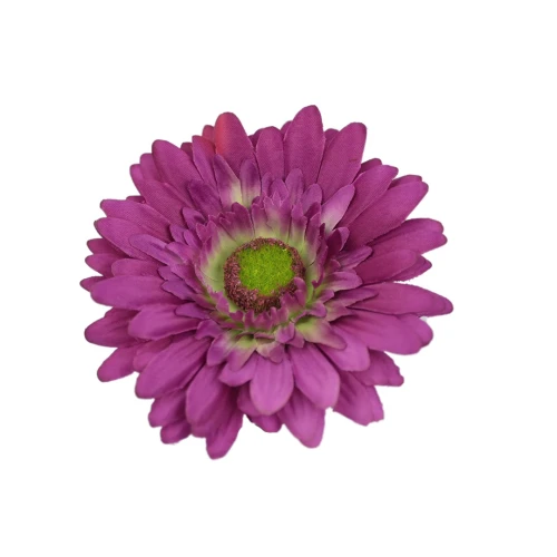 Sztuczna główka gerbery w kolorze fuksji 9 cm